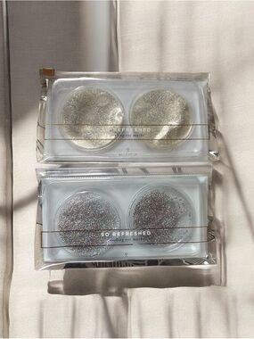 Cool or Warm Eye Masks - Silver & Iridescent
